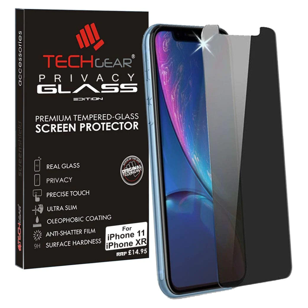 iPhone 11 / iPhoen XR Anti Spy, Privacy Tempered Glass Screen Protectors