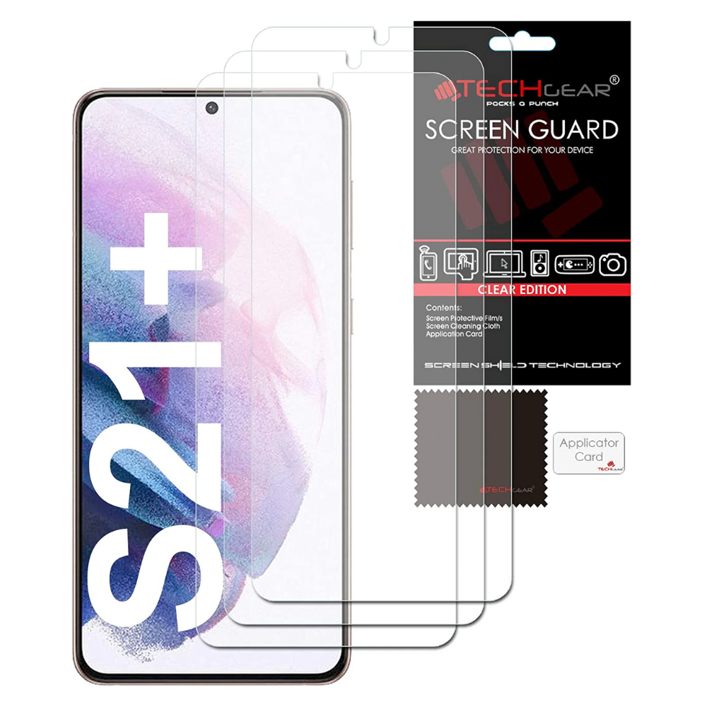 Samsung Galaxy S21 Plus / S21+ 5G, CLEAR LCD Screen Protectors Cover Guards