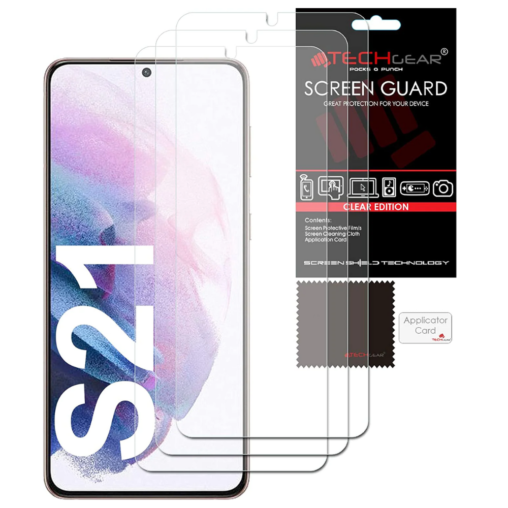 Samsung Galaxy S21 / S21 5G, CLEAR LCD Screen Protectors Cover Guards