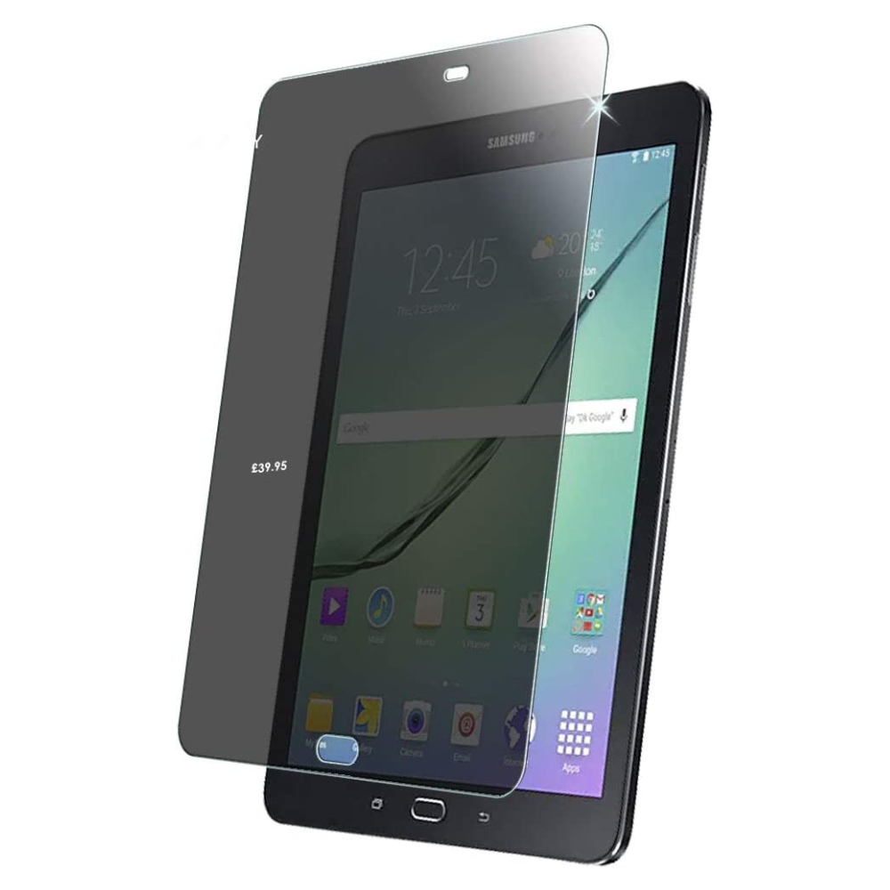TECHGEAR Anti Spy Screen Protector Compatible for Samsung Galaxy Tab S2 9.7" (SM-T810 Series) - PRIVACY Tempered Glass Screen Protector