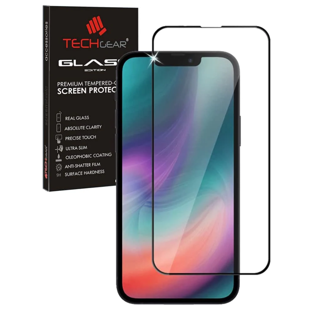 iPhone 14 Full Coverage 3D Tempered Glass Screen Protectors