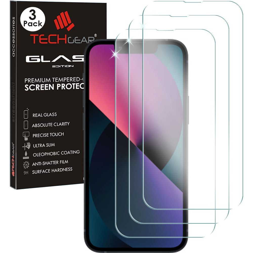 iPhone 14 Plus 6.7", Tempered Glass Screen Protector