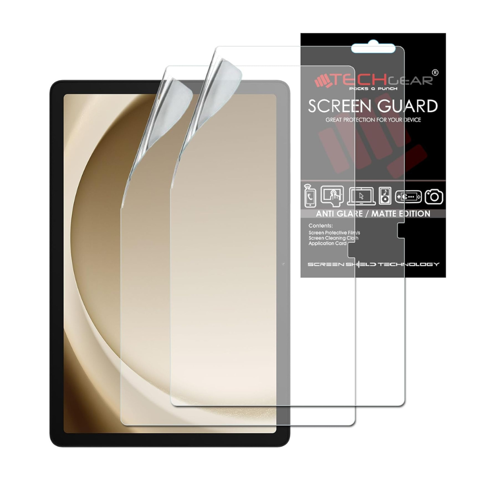 TECHGEAR Matte Anti-Glare Film Screen Protector for Samsung Galaxy Tab A11 Plus / A9 Plus 11" (SM-X230/X236/X210/X215/X216) – 2 Pack
