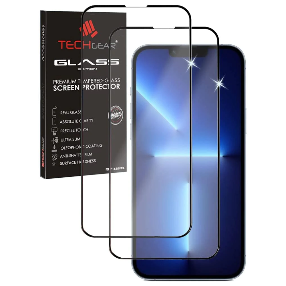 iPhone 13 Mini Full Coverage 3D Tempered Glass Screen Protectors