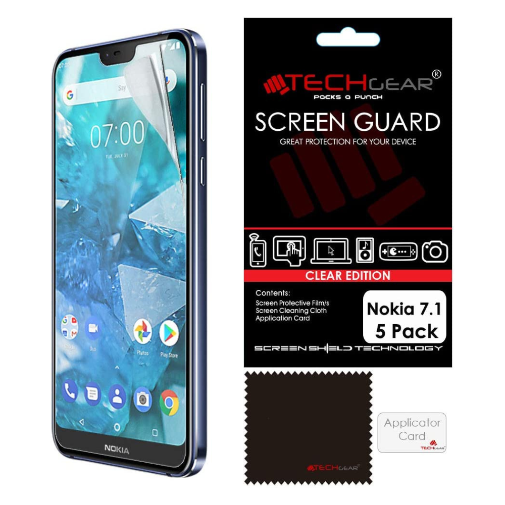 Nokia 7.1 Clear Film Screen Protectors
