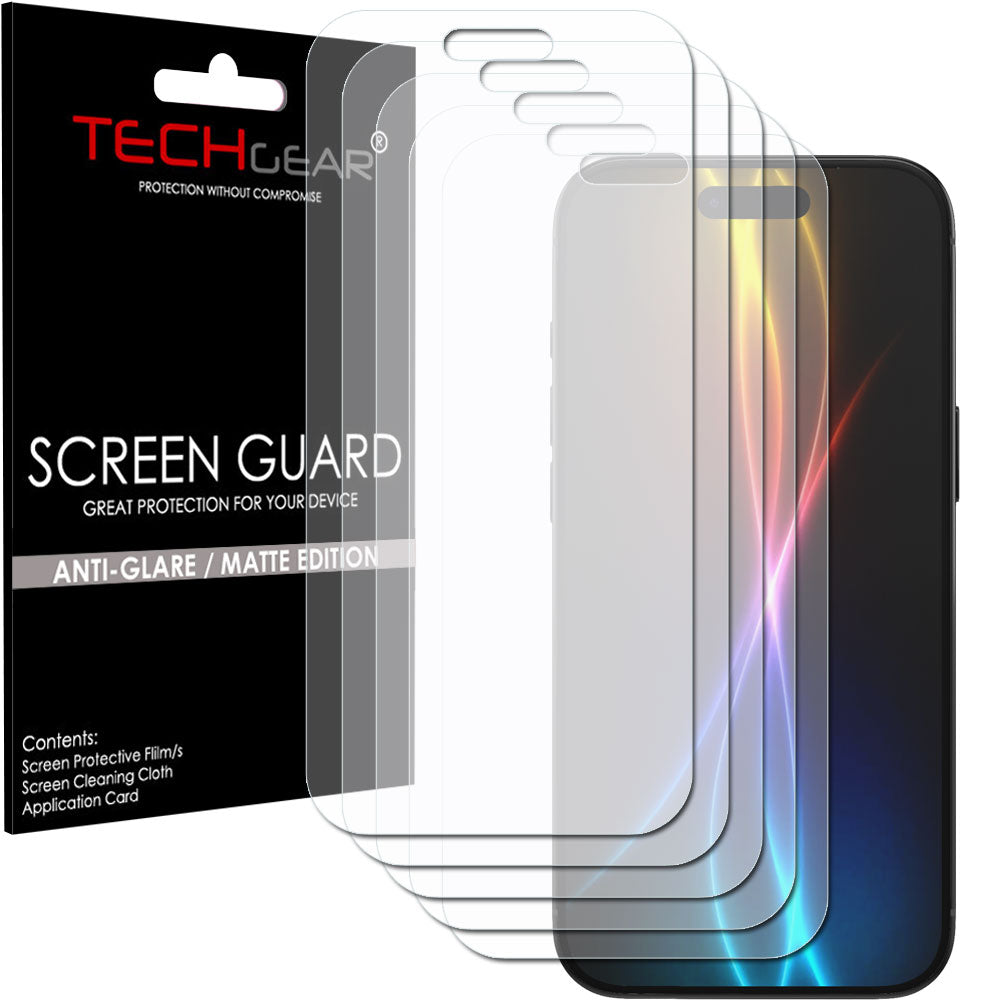 TECHGEAR Matte Film Screen Protectors for iPhone Air (2025) – Anti-Glare, Anti-Fingerprint, Scratch Resistant, Easy Install