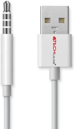 USB Data Sync & Charging Cable Lead for Apple iPod Shuffle and Clip 3rd Gen and 4th Gen