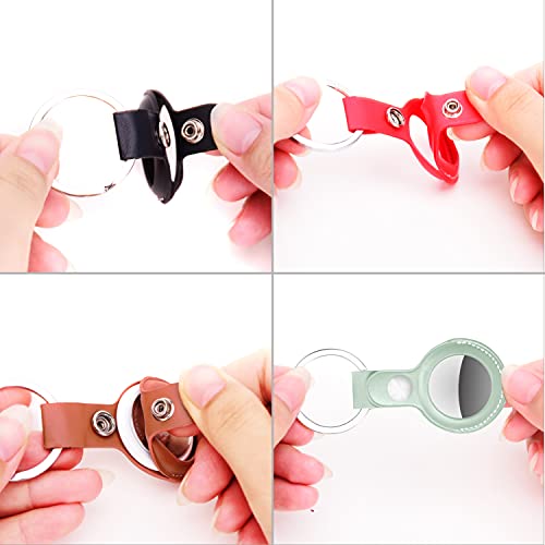 Premium PU Leather Easy Carry AirTag Cover