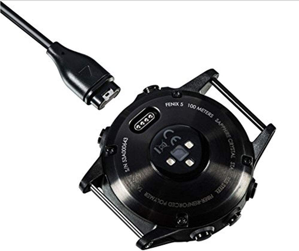 Charging Power Sync Cable for Garmin Fenix 7, Forerunner 55, Quatix 5, VivoActive 4 4s 3
