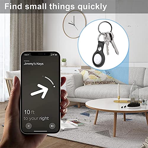 Premium PU Leather Easy Carry AirTag Cover