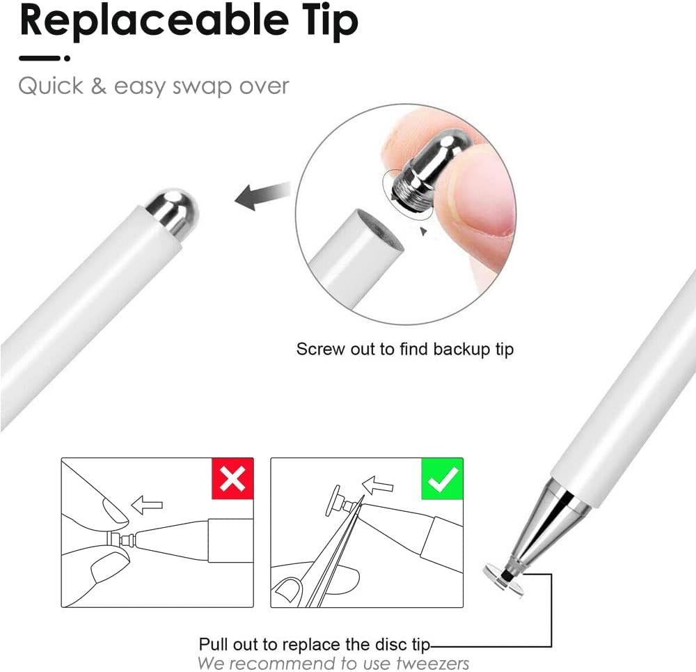 Stylus Pen for Touch Screens with High Sensitivity