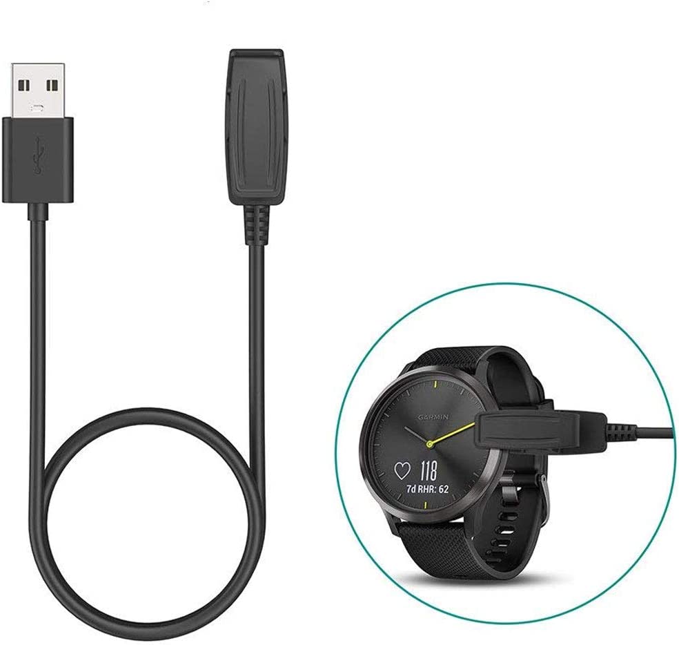 Charging Power Cable for Garmin Forerunner / Vivomove HR/ Approach S20/ G10 Smart watch