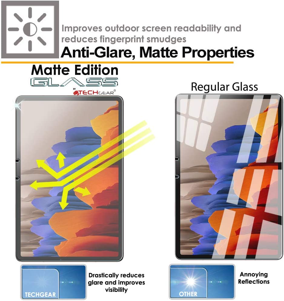 Samsung Galaxy Tab S7 11.0" SM-T870 / T875 Anti-Glare, MATTE Tempered Glass Screen Protector