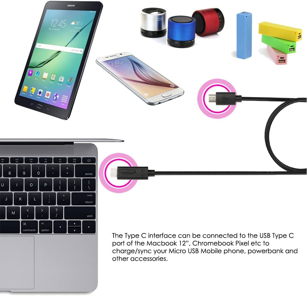 Type C USB to Micro USB Cable