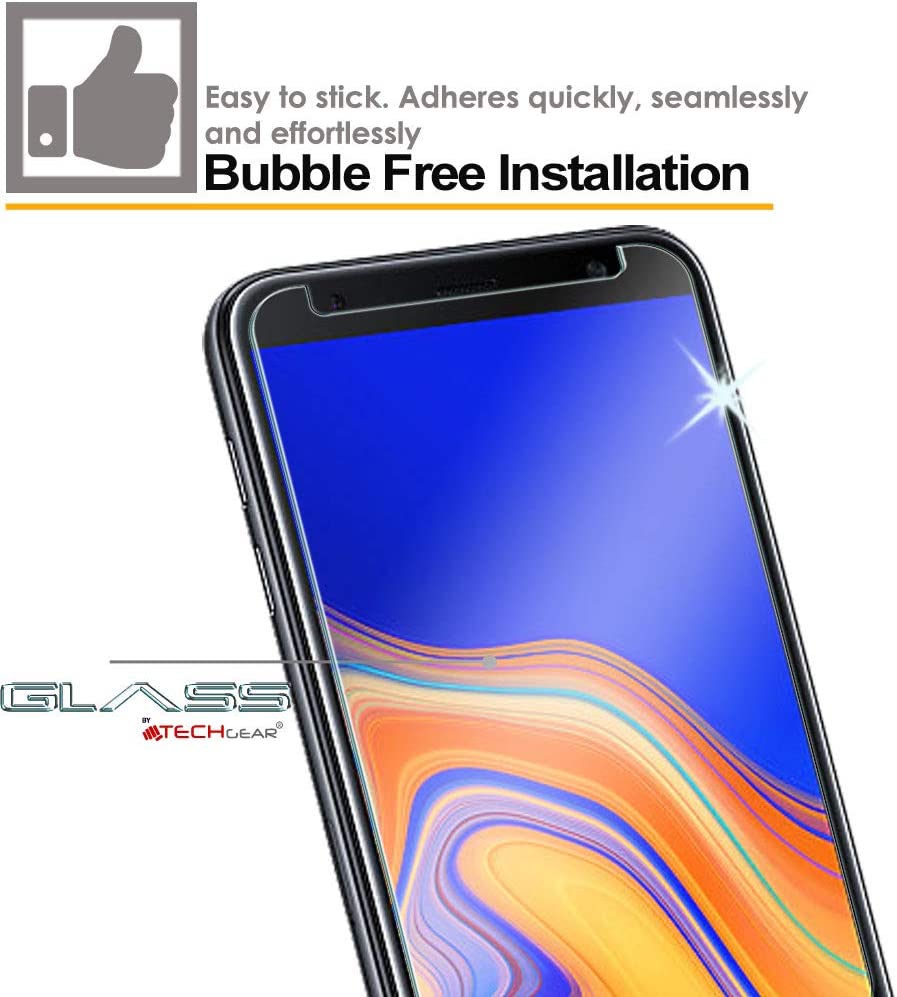 TECHGEAR Screen Protector for Galaxy J6 (SM-J600 Series) - GLASS Edition Genuine Tempered Glass Screen Protector for Samsung Galaxy J6 2018