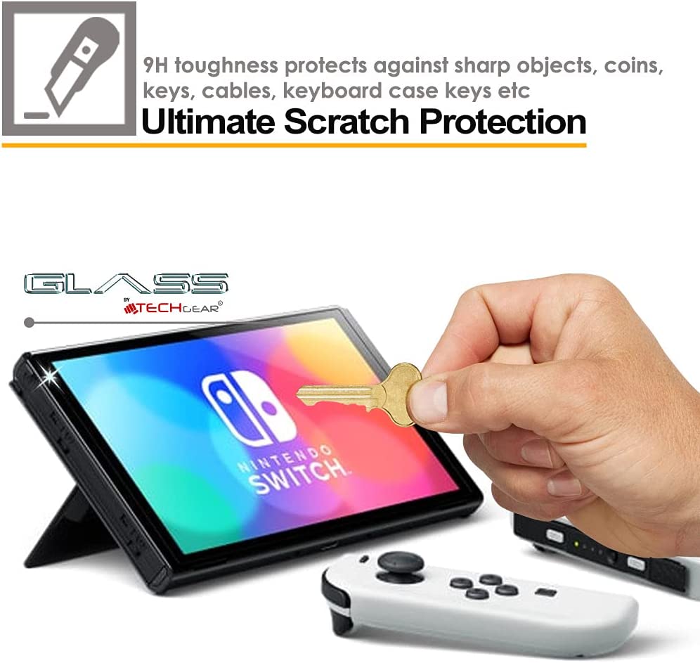 Nintendo Switch OLED 7" Tempered Glass Screen Protectors