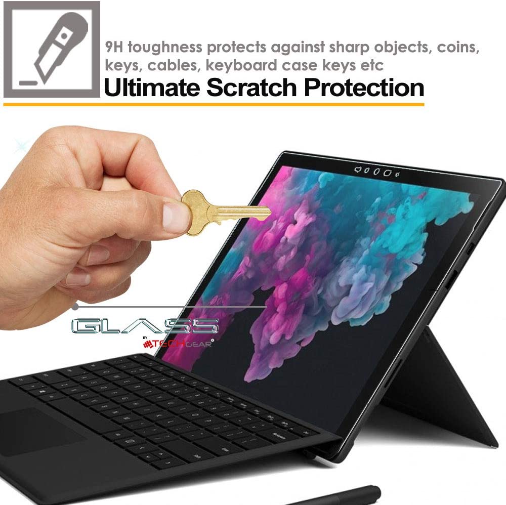 Microsoft Surface Pro 7 / Pro 7 Plus, Tempered Glass Screen Protector