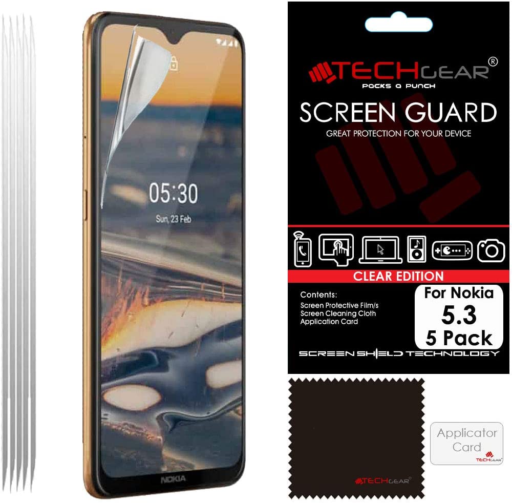 Nokia 5.3 Clear Film Screen Protectors
