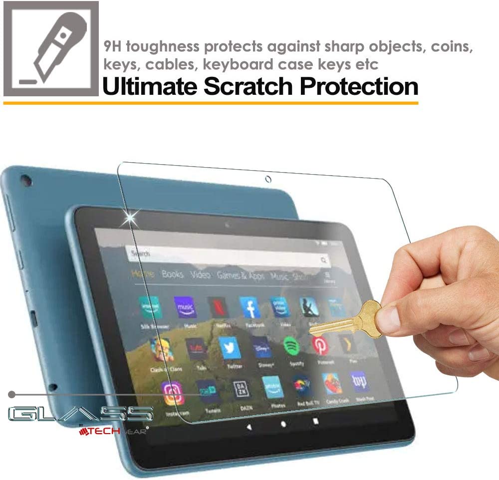Amazon Fire HD 8" / HD 8" Plus (14th / 12th / 10th Generation) Tempered Glass Screen Protectors