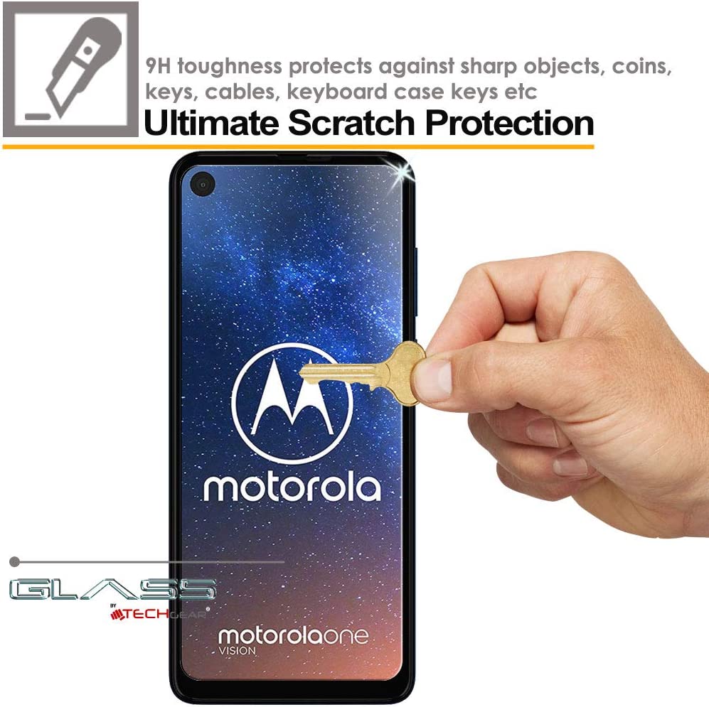 Moto One Action, Tempered Glass Screen Protector