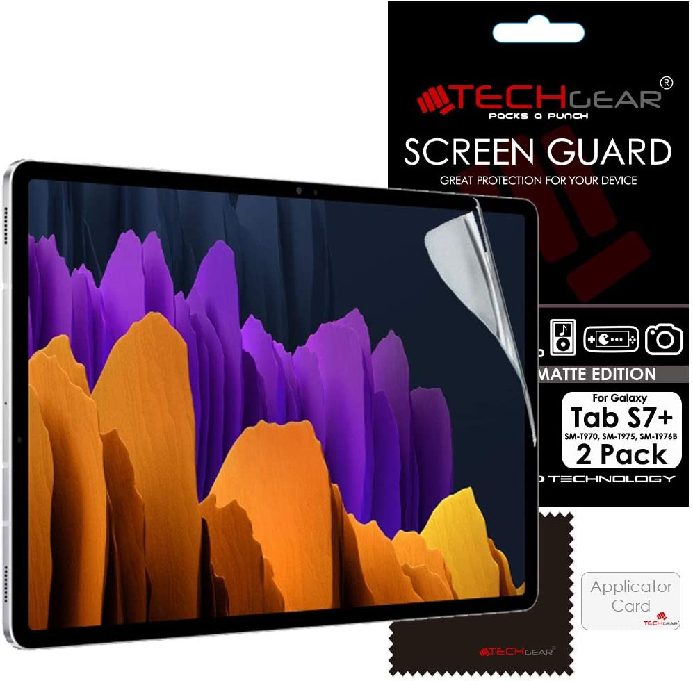 Samsung Galaxy Tab S7 Plus / S7+ 12.4" (SM-T970 / SM-T975) Anti Glare, Matte Film Screen Protectors
