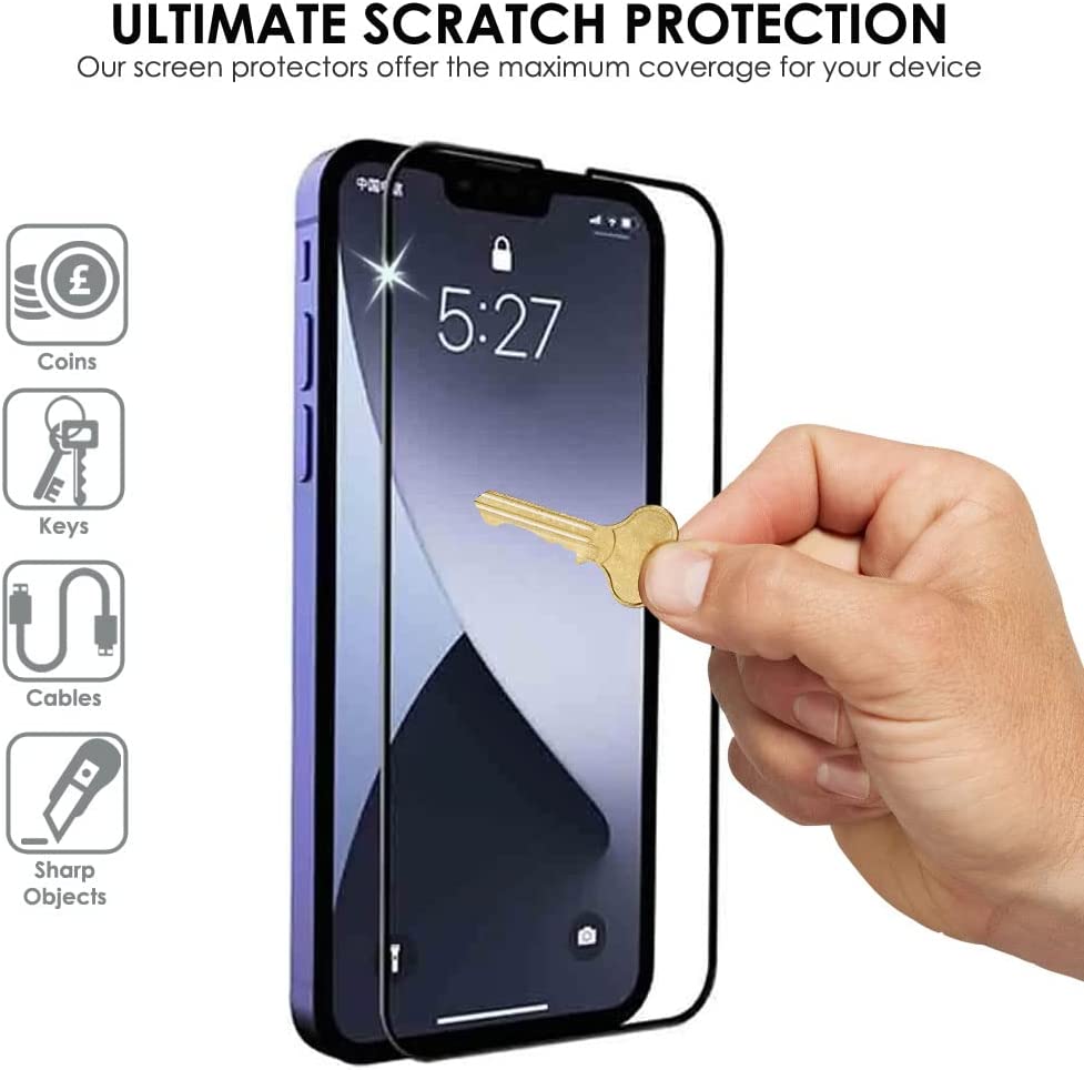 Phone 14 Plus Full Coverage 3D Tempered Glass Screen Protectors