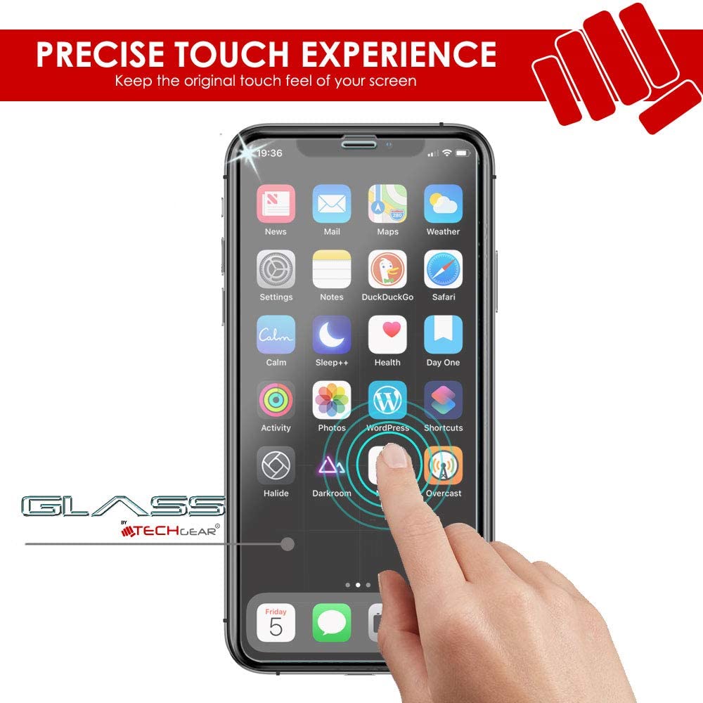iPhone 11 Pro Max / iPhone XS Max Anti Glare, Matte Full Coverage 3D Tempered Glass Screen Protectors