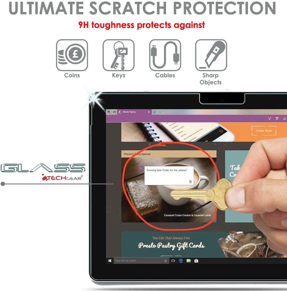 Microsoft Surface Pro X, Tempered Glass Screen Protector