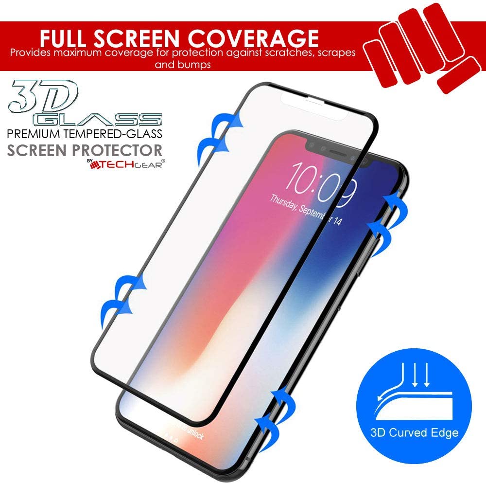 iPhone 11 Pro Max / iPhone XS Max Anti Glare, Matte Full Coverage 3D Tempered Glass Screen Protectors