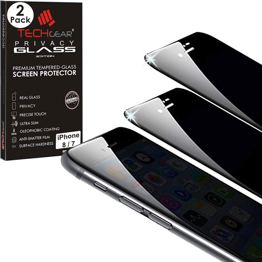 iPhone SE 5G 2022 / 2020, iPhone 8 / 7 Anti Spy, Privacy Full Coverage 3D Tempered Glass Screen Protectors