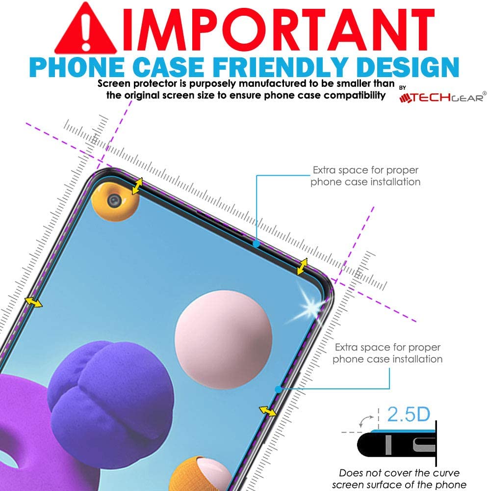 Samsung Galaxy A21s / A80 Tempered Glass Screen Protectors