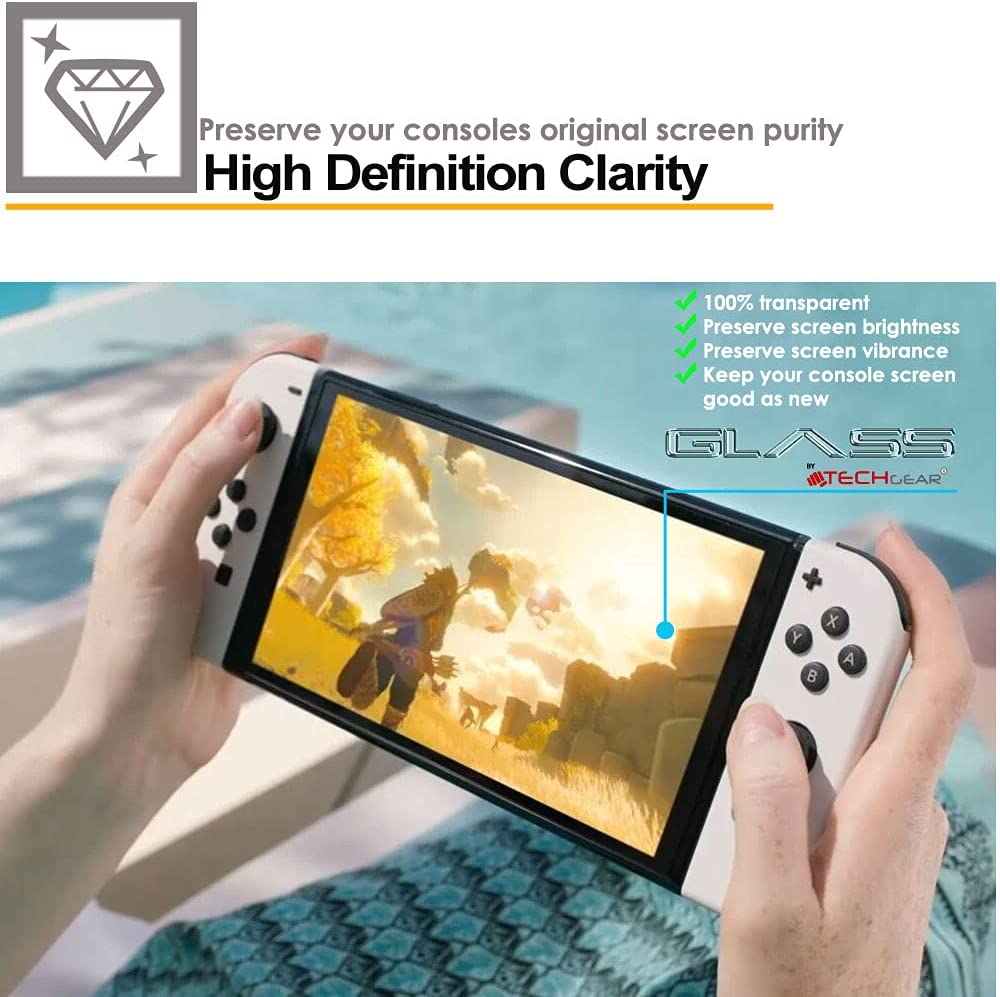 Nintendo Switch OLED 7" Tempered Glass Screen Protectors