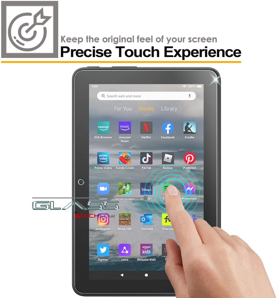 Amazon Fire 7 & Fire Kids Edition 7" (12th Generation / 2022) Tempered Glass Screen Protectors