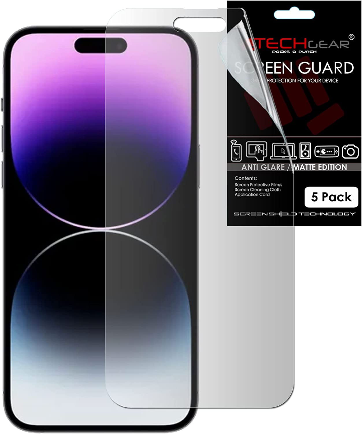 iPhone 14 Pro Anti Glare, Matte Film Screen Protectors