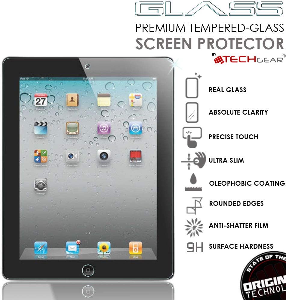 iPad Air 2, Air 9.7", iPad 6 Tempered Glass Screen Protectors
