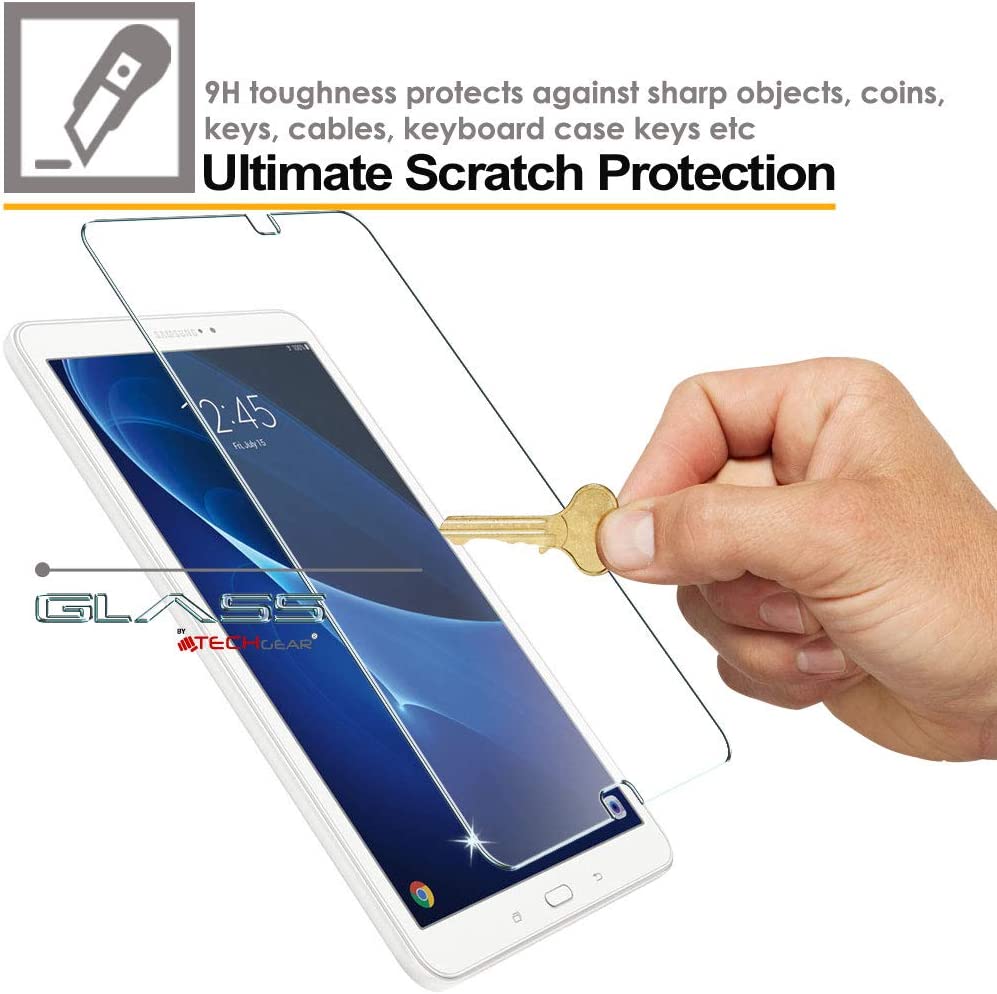 TECHGEAR Anti-Glare Screen Protector Compatible with Samsung Galaxy Tab A 6 10.1" 2016 / 2018 (SM-T580 Series) - MATTE GLASS Genuine Tempered Glass