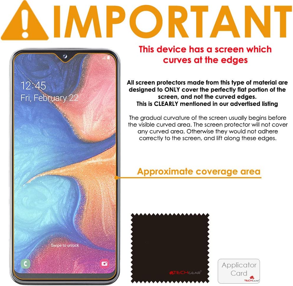 Samsung Galaxy A20e Clear Film Screen Protectors