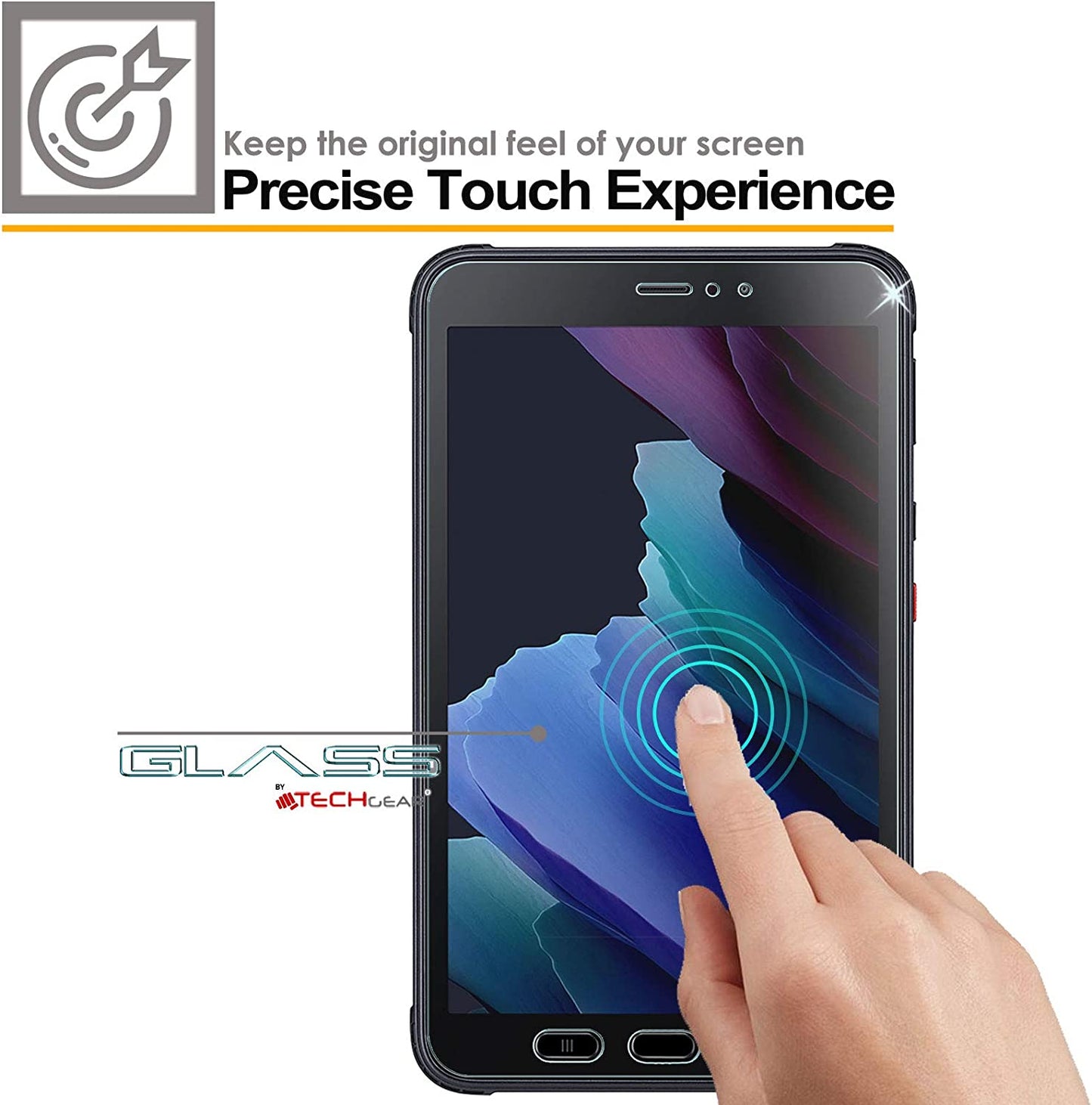 Samsung Galaxy Tab Active 3 SM-T570 / T575 / T577 Anti Glare, MATTE Tempered Glass Screen Protector
