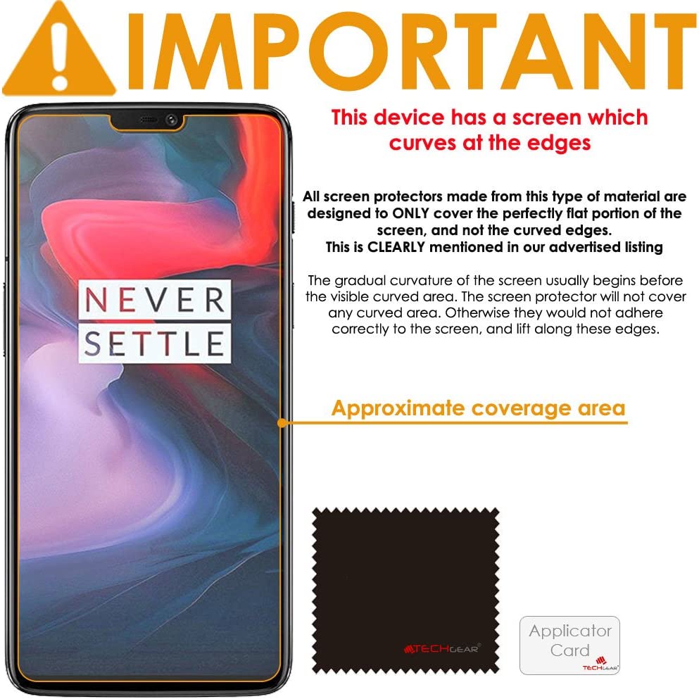 OnePlus 6 Clear Film Screen Protectors