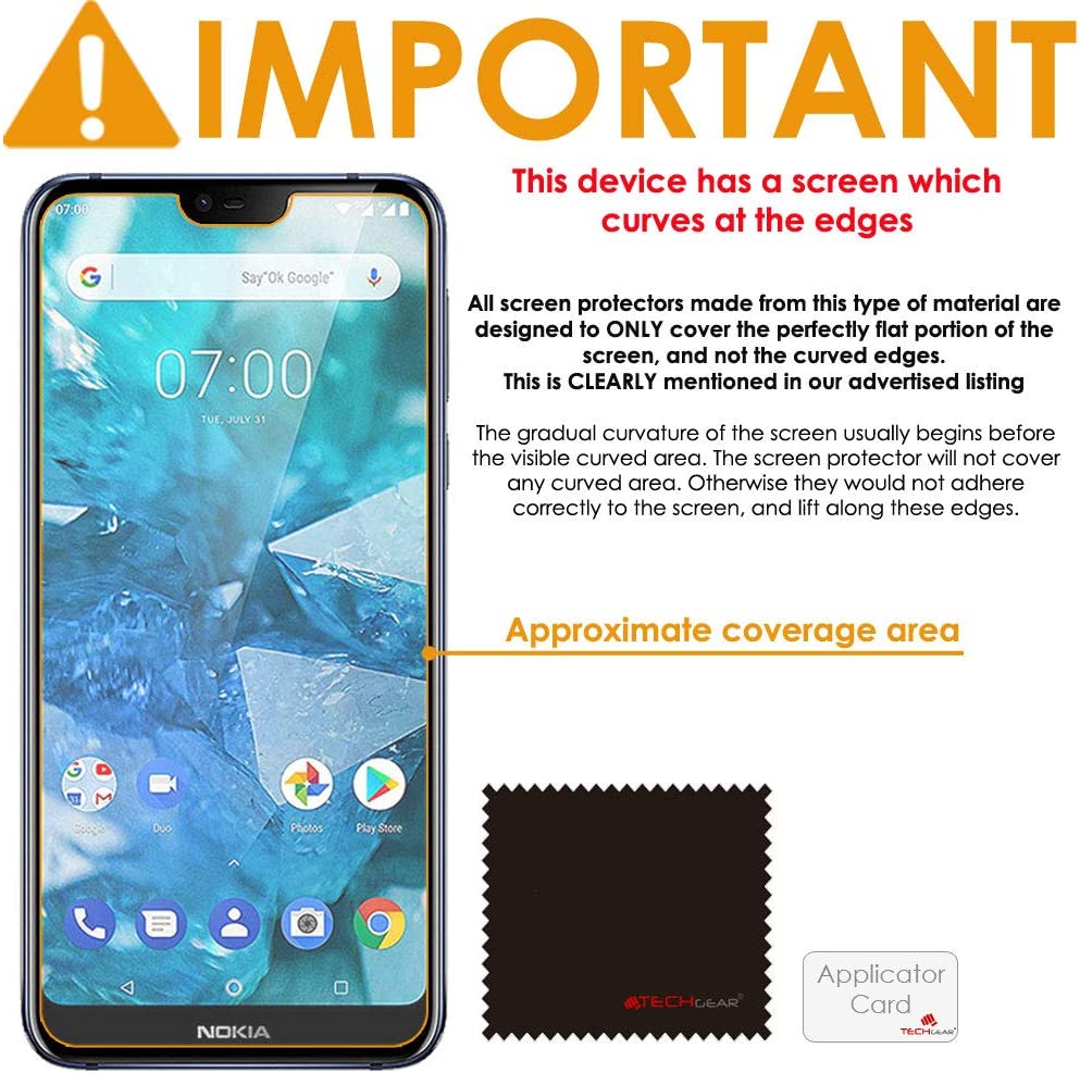 Nokia 7.1 Clear Film Screen Protectors