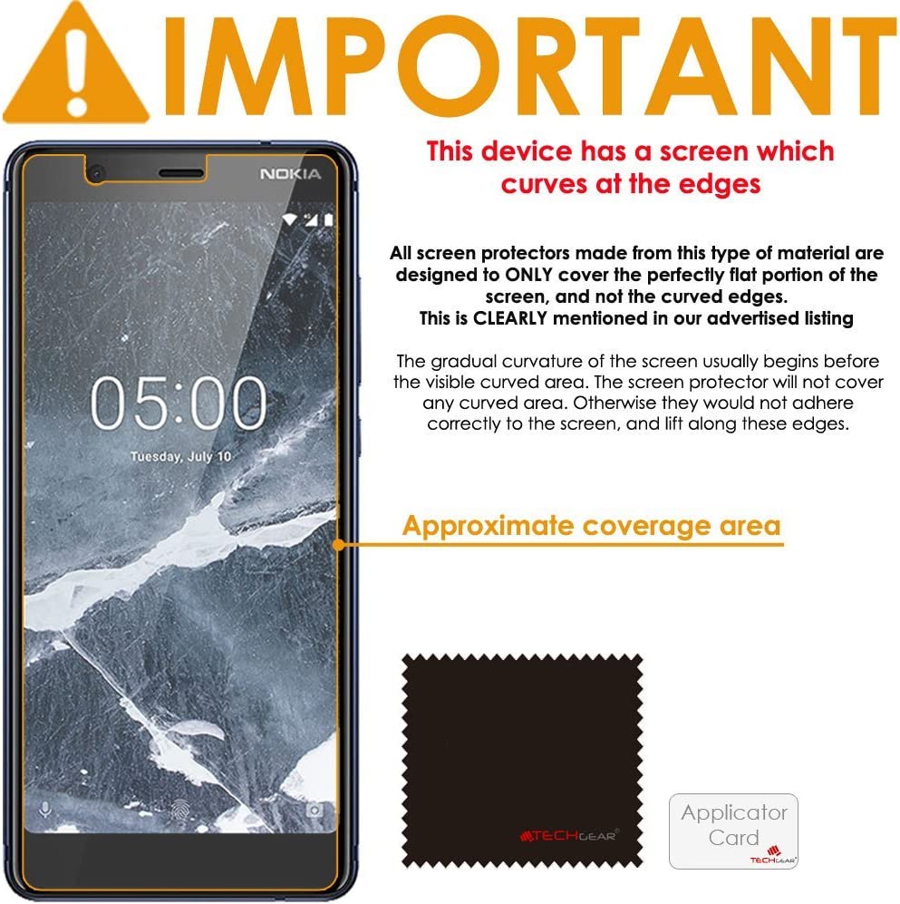 Nokia 5.1 Clear Film Screen Protectors