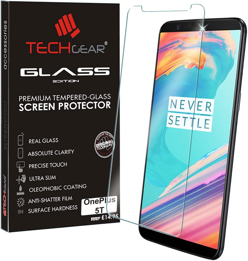 OnePlus 5T Tempered Glass Screen Protectors