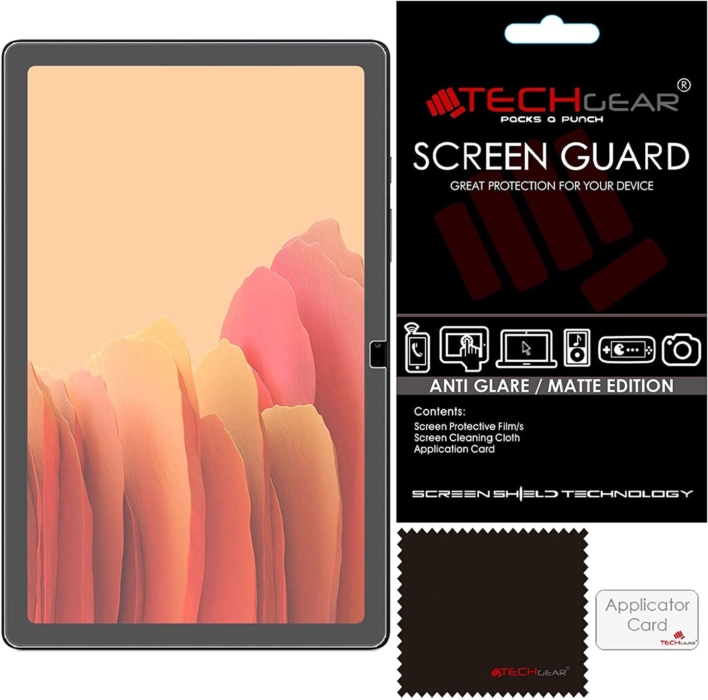 TECHGEAR 2 Pack Galaxy Tab A7 10.4" Anti Glare Screen Protectors (SM-T500 / SM-T503 / SM-T505 / SM-T509), MATTE Screen Protector