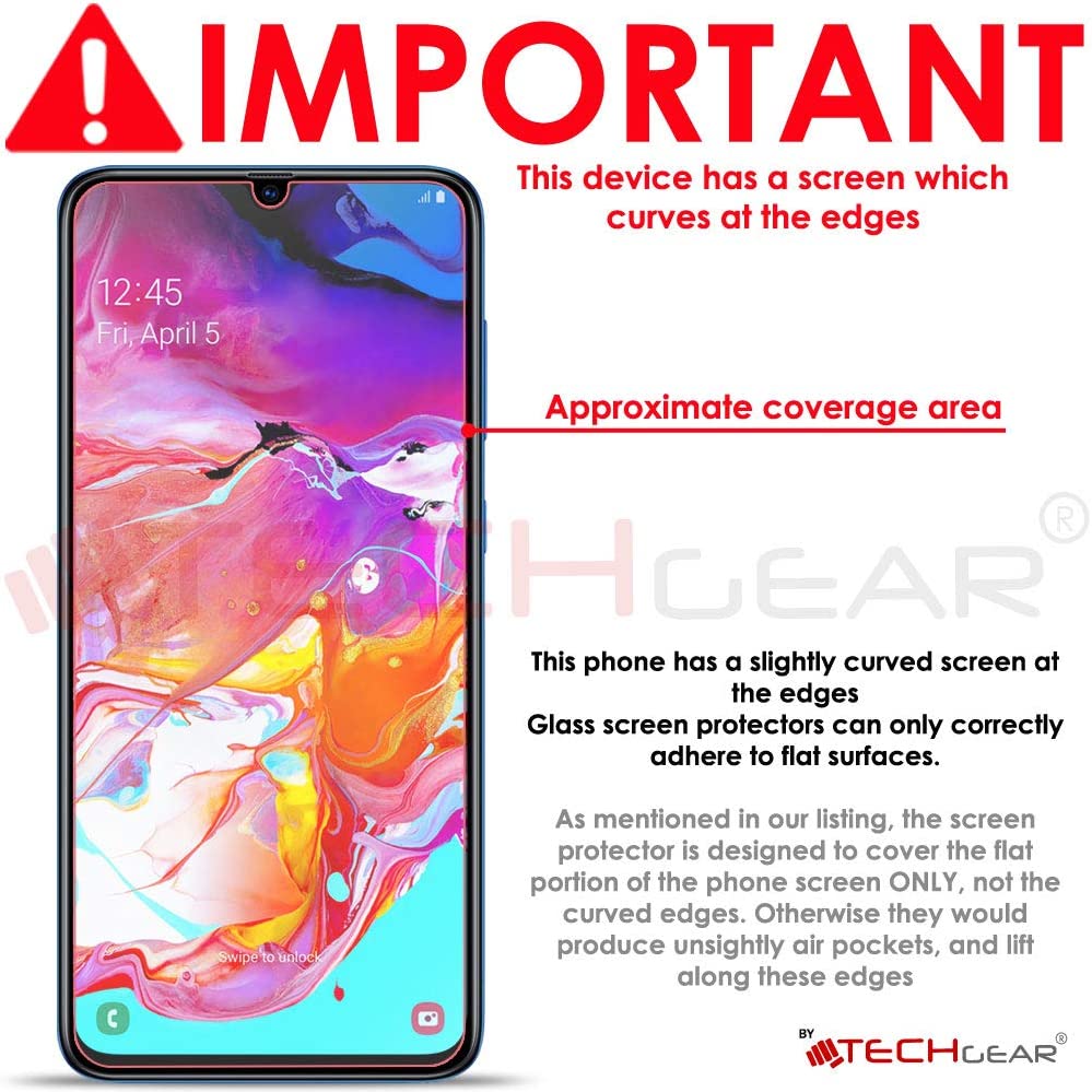 Samsung Galaxy A70 Tempered Glass Screen Protectors