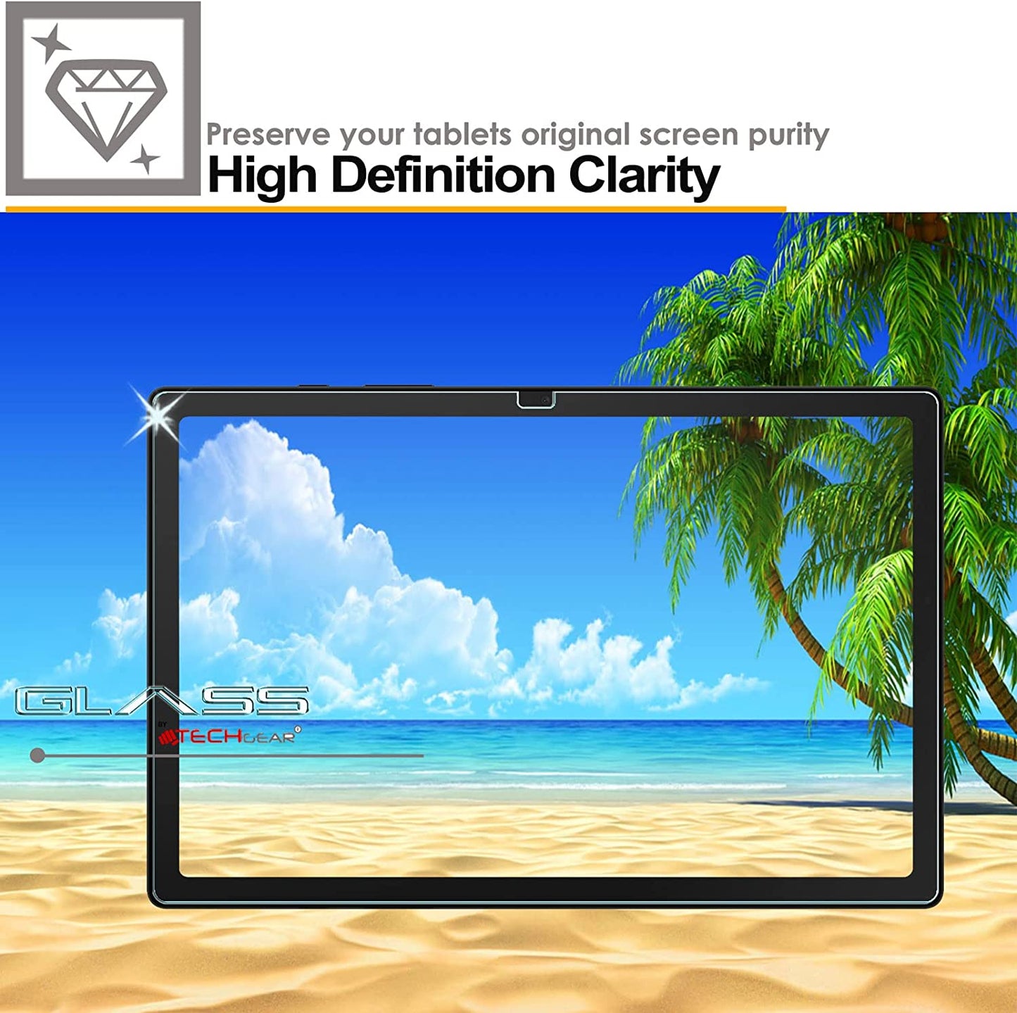 Samsung Galaxy Tab A8 10.5" (SM-X200 Series) Tempered Glass Screen Protectors