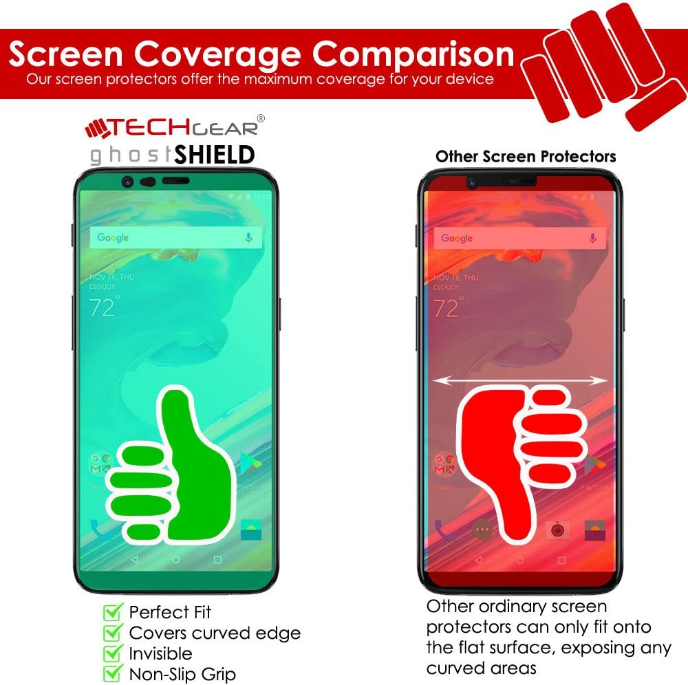 OnePlus 5T Full Coverage TPU Film Screen Protectors