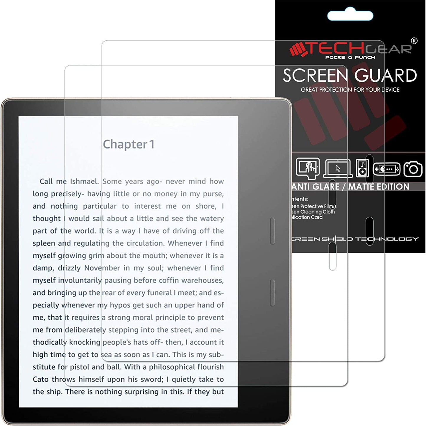 Amazon Kindle Oasis 3 (2019 Release / 10th Generation) Anti Glare, Matte Film Screen Protectors