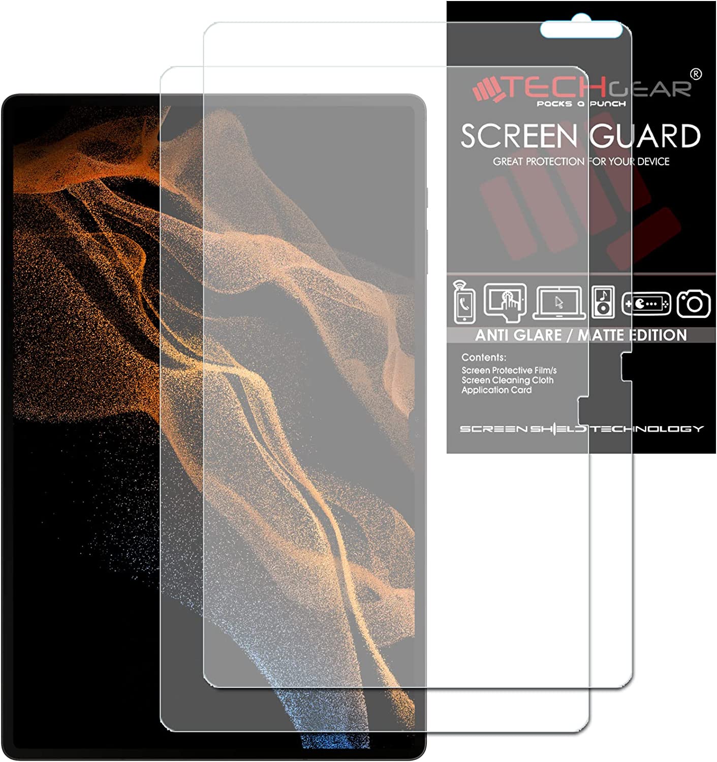 Samsung Galaxy Tab S8 Plus 12.4" (SM-X800 Series) Anti Glare, Matte Film Screen Protectors