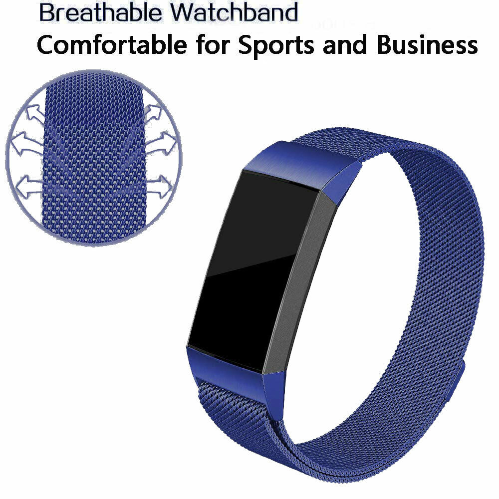 Milanese Stainless Steel Watch Band for Fitbit Charge 4 / 3