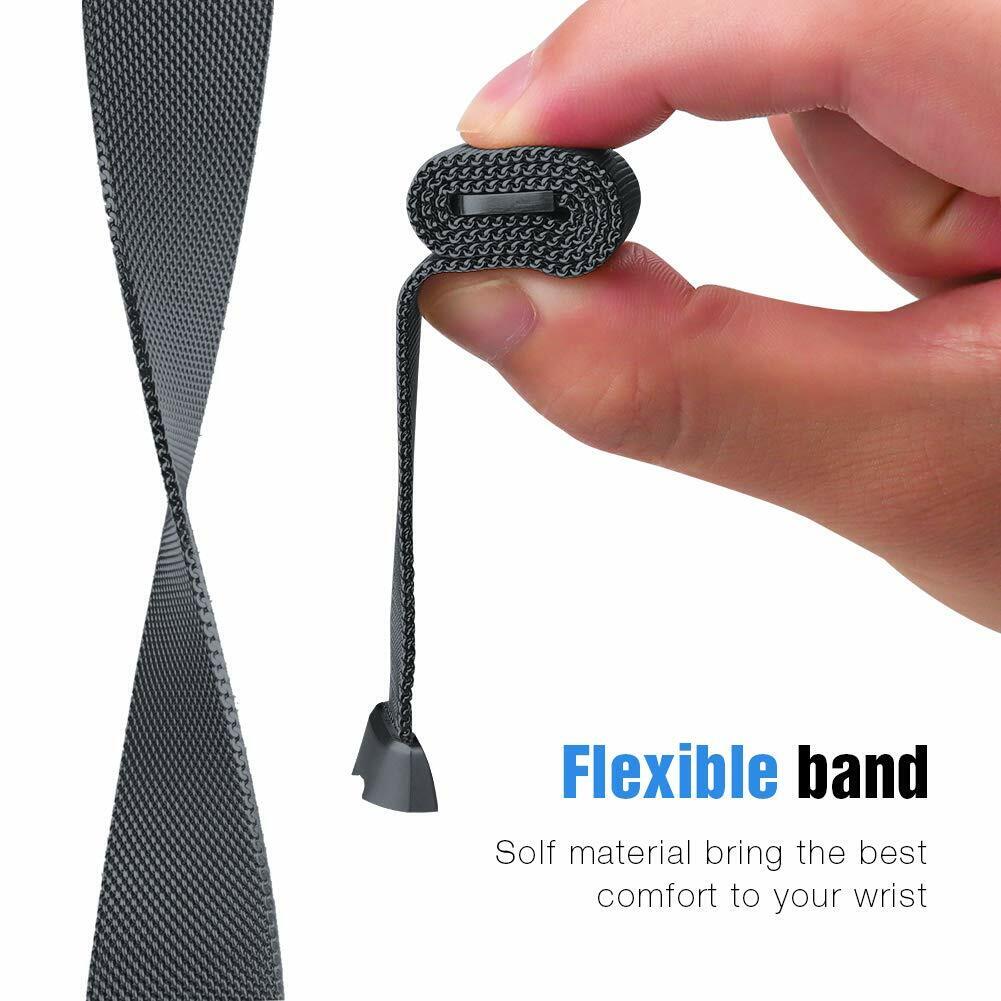 Milanese Stainless Steel Watch Band for Fitbit Charge 4 / 3